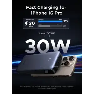 Зовнішній акумулятор Ugreen (55989B) UA