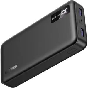 Зовнішній акумулятор Ugreen 20000mAh 22,5W PD 2хUSB-A +2xUSB-C Black (PB312) (25683) UA