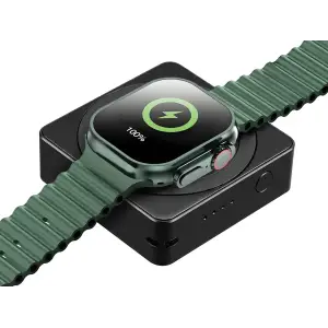 Зовнішній акумулятор Sandberg Magnetic Wireless 5000mAh 20W PD, 2xUSB-C, QI-15W for Apple watch and Airpods (421-28) UA