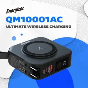 Зовнішній акумулятор Energizer Magnetic Wireless (QM10001AC) UA