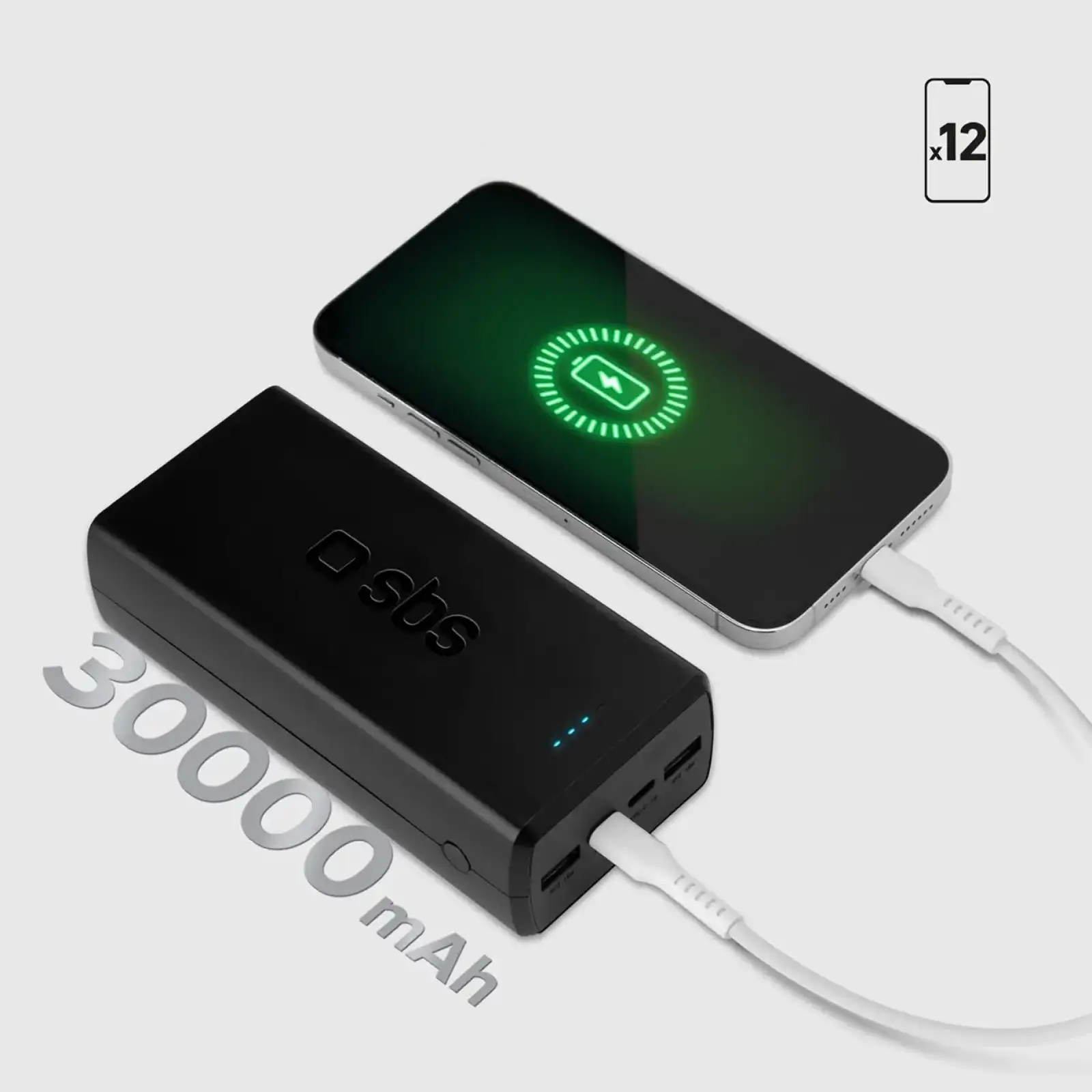 Зовнішній акумулятор SBS (TTBB30000PD20K) UA