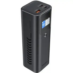 Зовнішній акумулятор Choetech 27000mAh 140W PD5.0,QC3.0, USB-A, 2xUSB-C In/Out, TFT Display, black (B670-CCGY) UA