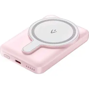 Зовнішній акумулятор Vention Magnetic Wireless 5000mAh 20W PD, 1xUSB-C, QI-15W Pink (FHSP0) UA