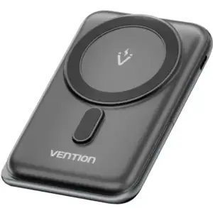 Зовнішній акумулятор Vention Magnetic Wireless 10000mAh 20W PD USB-C In/Out, QI-15W Black (FHNB0) UA