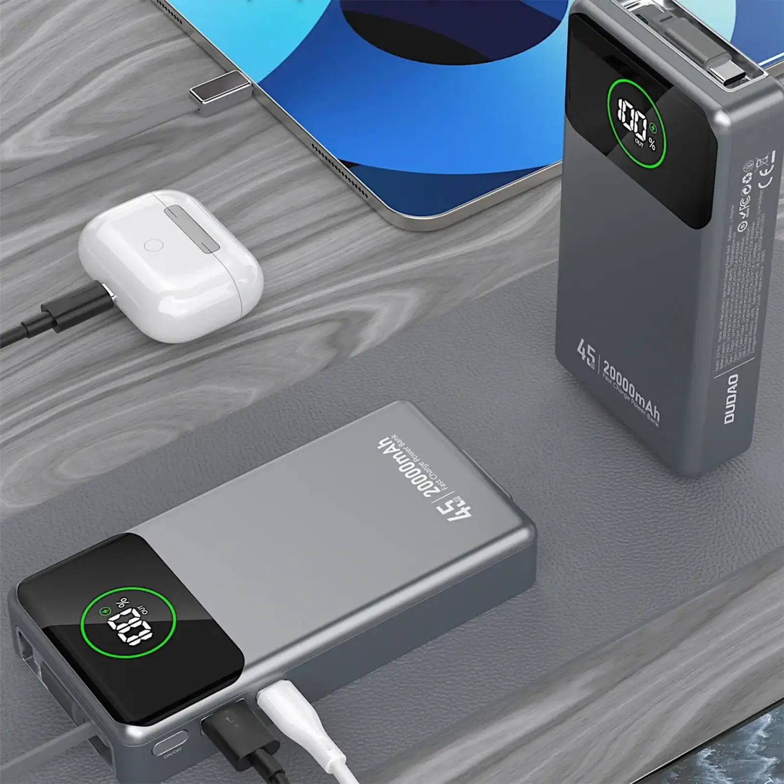 Зовнішній акумулятор Dudao 20000mAh K31 Pro (6977196682010) UA