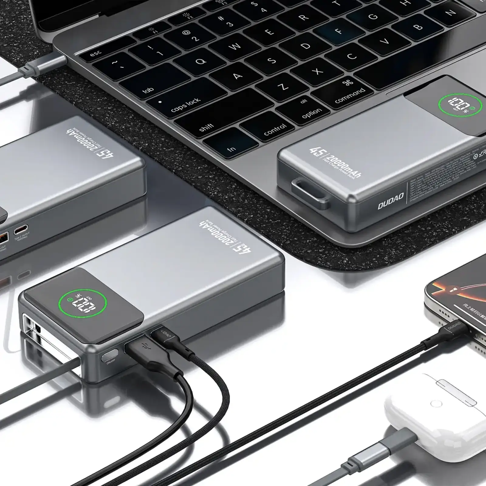 Зовнішній акумулятор Dudao 20000mAh K31 Pro (6977196682010) UA