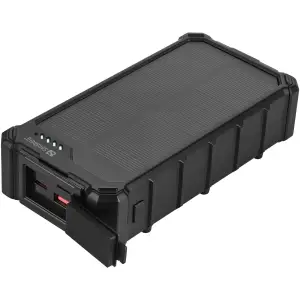 Зовнішній акумулятор Sandberg 20000mAh 22,5W PD Solar Powerbank CampLED, USB-A,2xUSB-C In/Out, Powerful light (421-24) UA