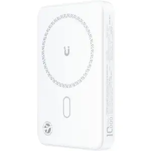 Зовнішній акумулятор Acefast Magnetic Wireless 10000mAh 20W PD,QC 3.0, QI 15W, ультра тонкий, M26 White (6974316285212) UA