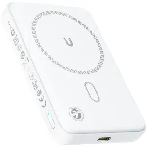 Зовнішній акумулятор Acefast Magnetic Wireless 10000mAh 20W PD,QC 3.0, QI 15W, ультра тонкий, M26 White (6974316285212) UA