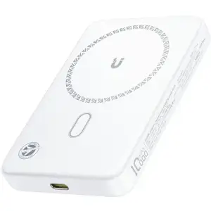 Зовнішній акумулятор Acefast Magnetic Wireless 10000mAh 20W PD,QC 3.0, QI 15W, ультра тонкий, M26 White (6974316285212) UA