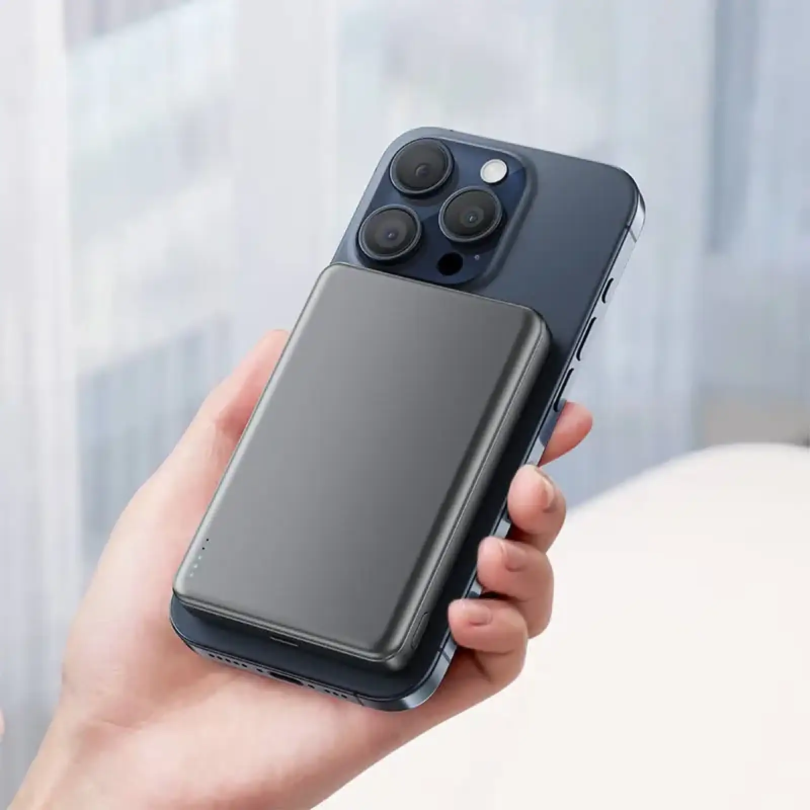 Зовнішній акумулятор Acefast Magnetic Wireless 10000mAh 20W PD,QC 3.0, QI 15W M12 Black (6974316283393) UA
