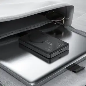 Зовнішній акумулятор Acefast Magnetic Wireless 10000mAh 20W PD,QC 3.0, QI 15W M12 Black (6974316283393) UA