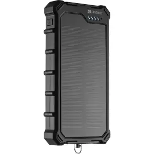 Зовнішній акумулятор Sandberg 10000mAh 22,5W PD Solar Powerbank CampLED, USB-A,USB-C In/Out, PowerThru (421-23) UA