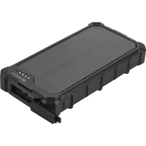 Зовнішній акумулятор Sandberg 10000mAh 22,5W PD Solar Powerbank CampLED, USB-A,USB-C In/Out, PowerThru (421-23) UA