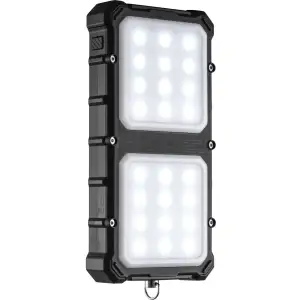 Зовнішній акумулятор Sandberg 10000mAh 22,5W PD Solar Powerbank CampLED, USB-A,USB-C In/Out, PowerThru (421-23) UA