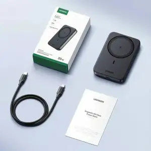 Зовнішній акумулятор Ugreen Magnetic Wireless 10000 mAh 20W USB-C In/Out (PB561) Black (25919) UA