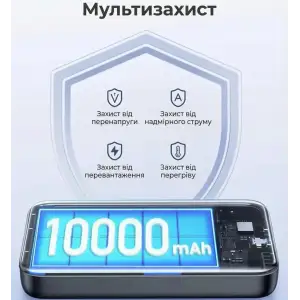 Зовнішній акумулятор Ugreen Magnetic Wireless 10000 mAh 20W USB-C In/Out (PB561) Black (25919) UA