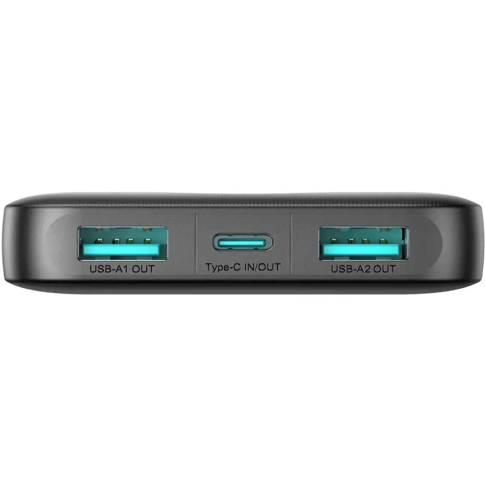 Зовнішній акумулятор Joyroom 10000mAh 12W 2xUSB-A, USB-C In/Out, Black (JR-PBF12) (6956116713256) UA