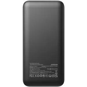 Зовнішній акумулятор Joyroom 10000mAh 12W 2xUSB-A, USB-C In/Out, Black (JR-PBF12) (6956116713256) UA