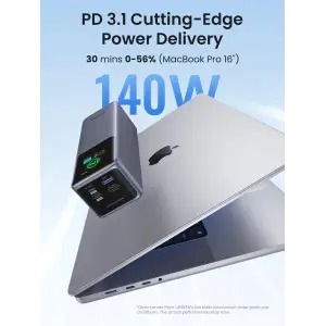 Зовнішній акумулятор Ugreen 25000mAh 200W 1xUSB+ 2xUSB Type-C, PD3.0+QC4.0 (PB722) (35525B) UA