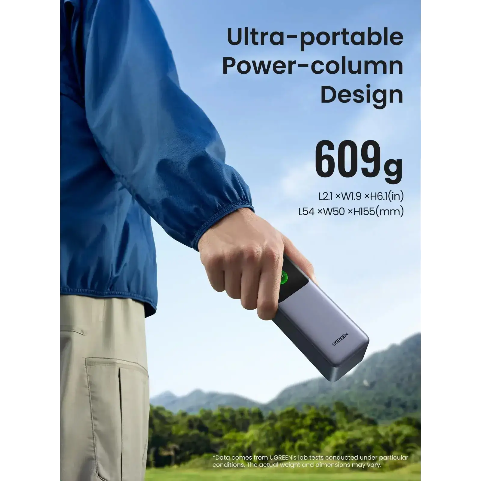 Зовнішній акумулятор Ugreen 25000mAh 200W 1xUSB+ 2xUSB Type-C, PD3.0+QC4.0 (PB722) (35525B) UA