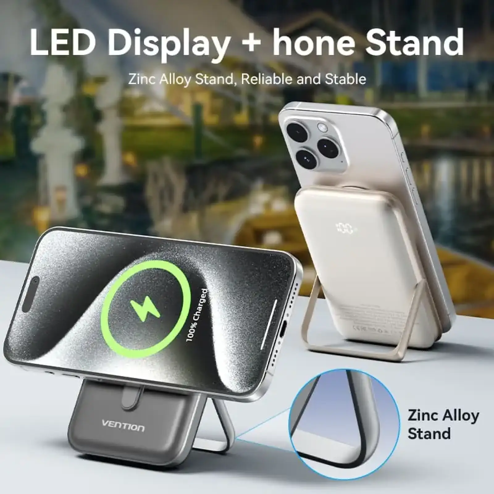 Зовнішній акумулятор Vention Magnetic Wireless (FHNW0) UA