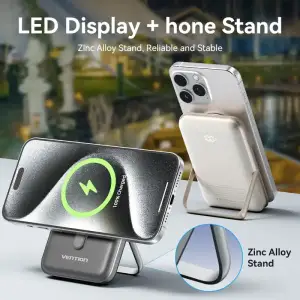 Зовнішній акумулятор Vention Magnetic Wireless (FHNW0) UA