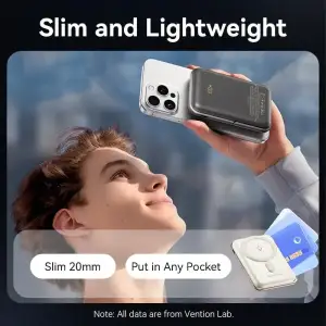 Зовнішній акумулятор Vention Magnetic Wireless (FHNW0) UA