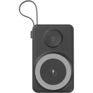 Зовнішній акумулятор Choetech Magnetic Wireless (B695-BK) UA