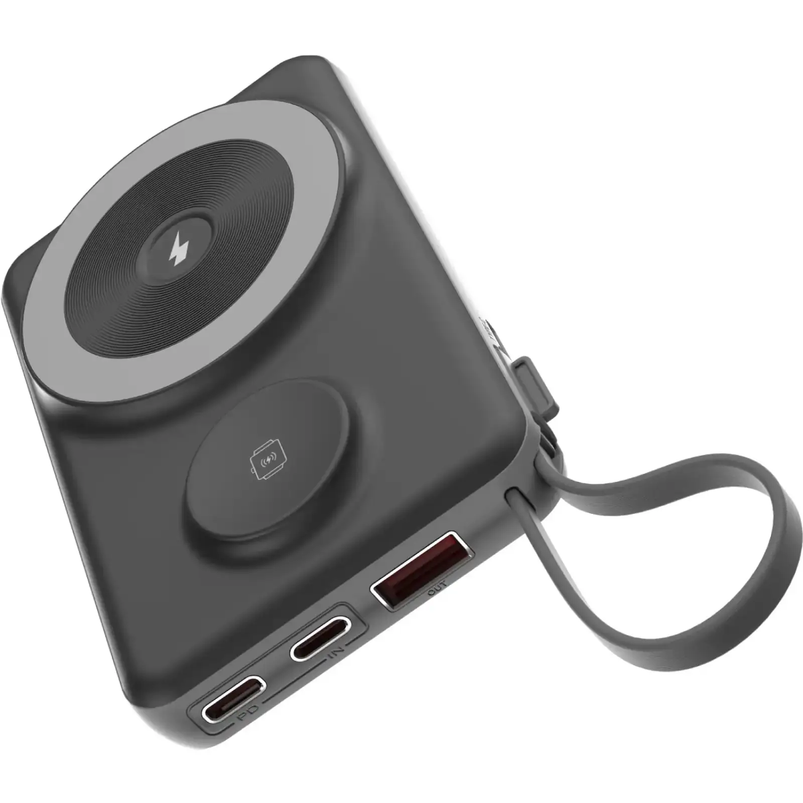Зовнішній акумулятор Choetech Magnetic Wireless (B695-BK) UA