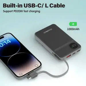 Зовнішній акумулятор Choetech Magnetic Wireless (B695-BK) UA