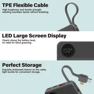 Зовнішній акумулятор Choetech Magnetic Wireless (B695-BK) UA