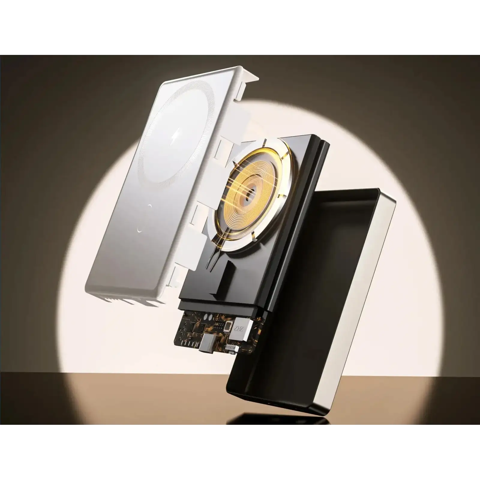 Зовнішній акумулятор Choetech Magnetic Wireless (B739-CCCWH) UA