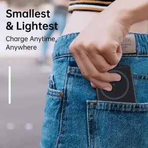 Внешний аккумулятор Choetech Magnetic Wireless Black (B709-CCBK) UA