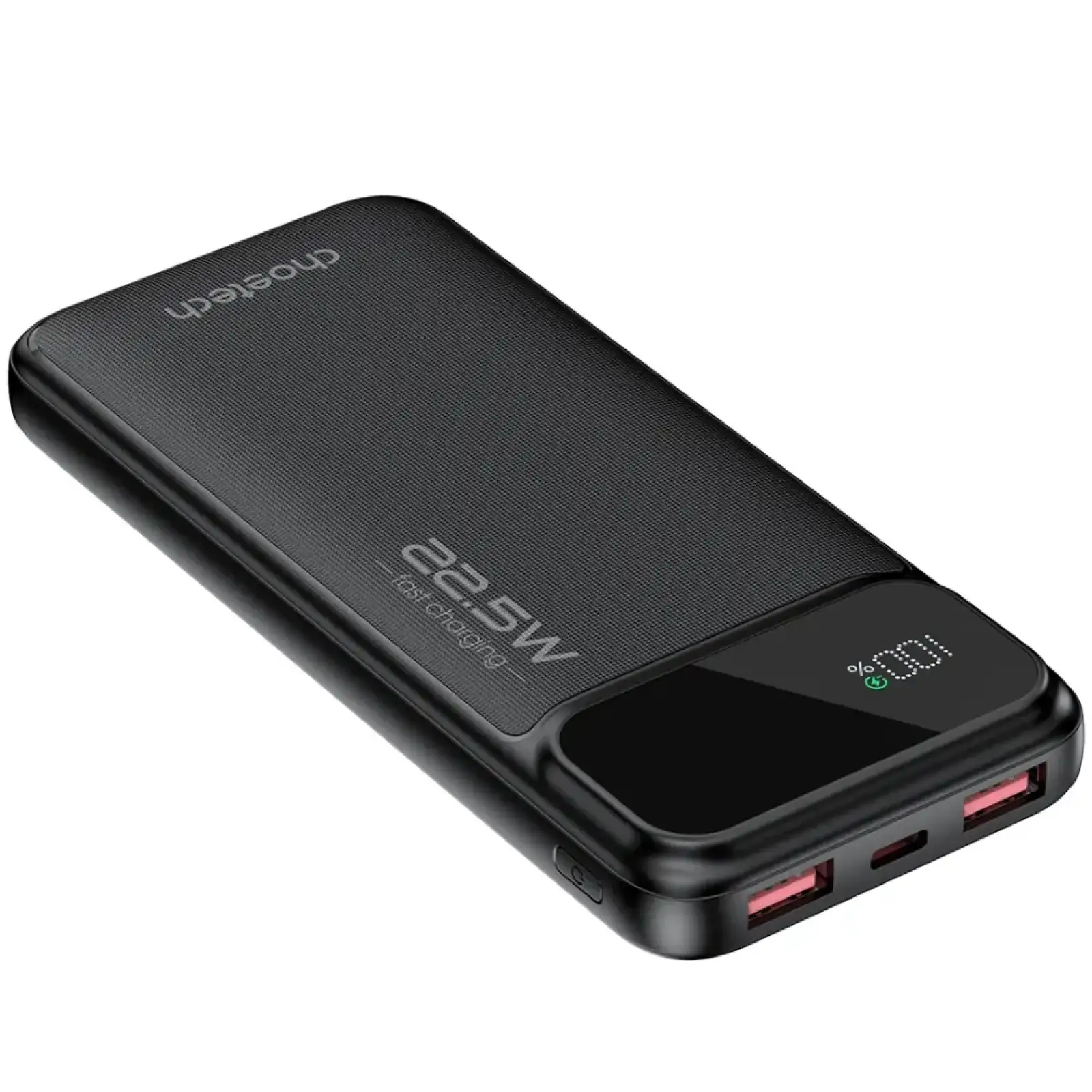 Зовнішній акумулятор Choetech 10000mAh 22.5W PD,QC3.0 2USB-A+USB-C Black (B728-CCBK) UA