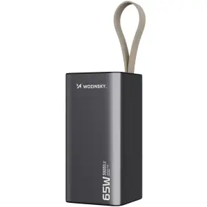 Зовнішній акумулятор Wozinsky 30000mAh K65+ 65W PD,QC USB-A,2xUSB-C Gray (5907769364457) UA