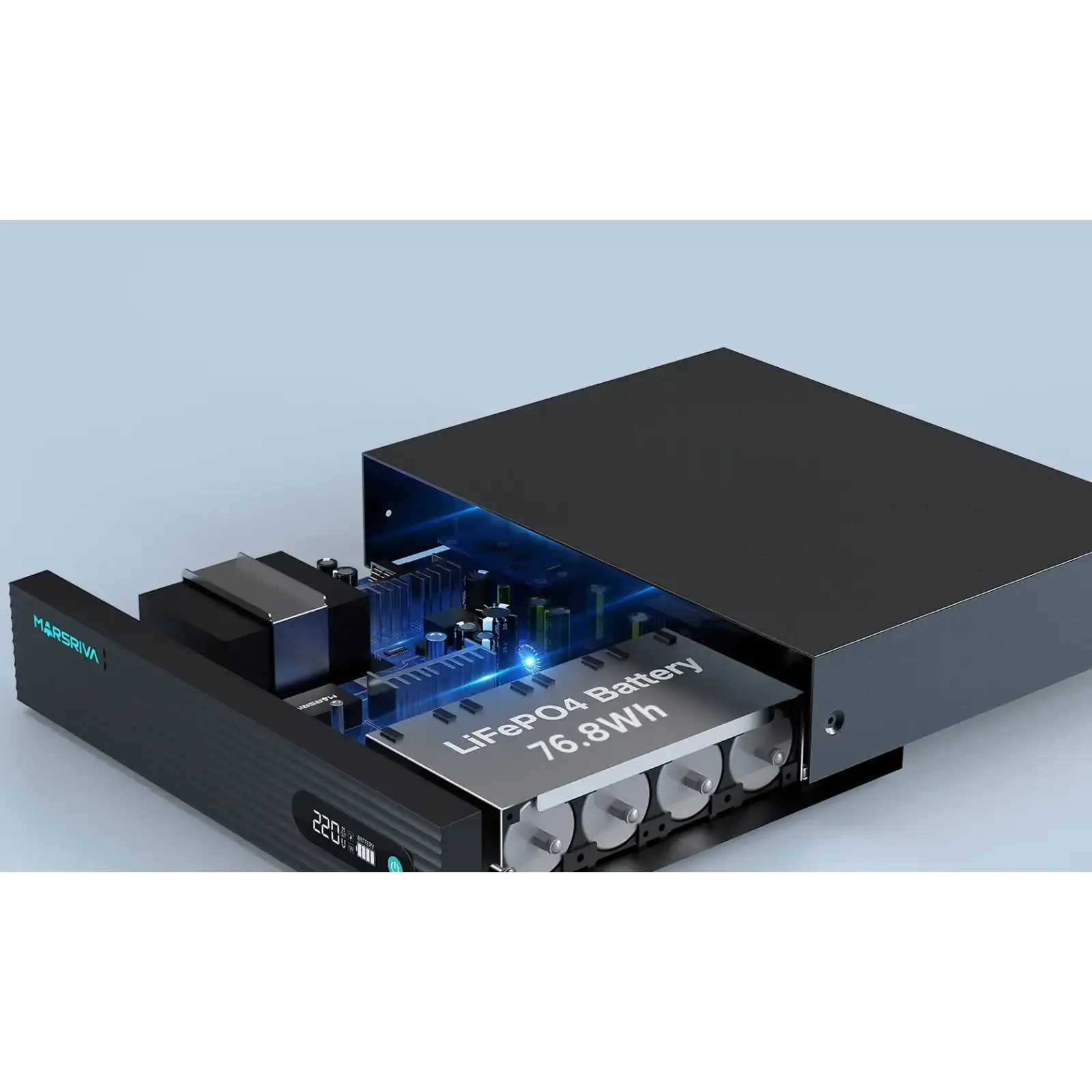 ДБЖ Marsriva DC Router UPS KP9 Pro 12xDC+PoE24V1A+USB,14V/16V/19V/24V/48V/53V 240VAC 100W 24000mAh (KP9 Pro_MARSRIVA) UA