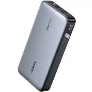 Зовнішній акумулятор Ugreen 25000mAh 145W 2xUSB C+USB A, PD3.0+QC3.0, наскрізне живлення 65Вт (PB205) (90597A) UA