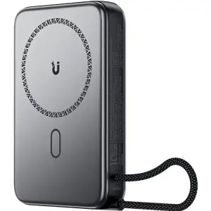 Зовнішній акумулятор Acefast Magnetic Wireless 10000mAh 22.5W PD,QC 3.0 USB-C In/Out, QI 15W M24 Metal Gray (6974316284871) UA