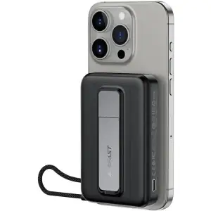 Зовнішній акумулятор Acefast Magnetic Wireless 10000mAh 22.5W PD,QC 3.0 USB-C In/Out, QI 15W M24 Metal Gray (6974316284871) UA
