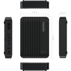 ДБЖ Marsriva DC Router UPS KP5 Max 4xDC+USB+USB-C+PoE OUT, 5V/9V/12V/24V 18W 20000mAh LiFePO4 (KP5 Max_MARSRIVA) UA