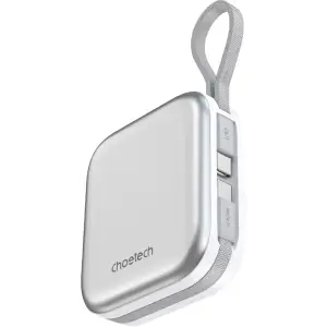 Зовнішній акумулятор Choetech Magnetic Wireless (B697C-WHSL) UA