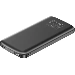 Зовнішній акумулятор Choetech 10000mAh 12W USB-A,USB-C чорна (B850-ACBK) UA