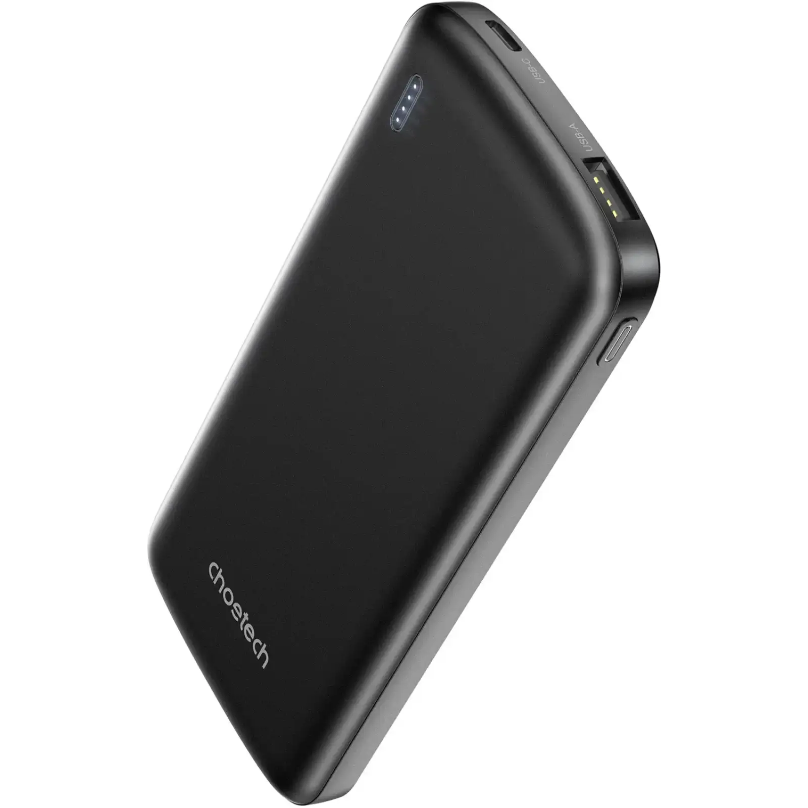 Зовнішній акумулятор Choetech 10000mAh 12W USB-A,USB-C чорна (B850-ACBK) UA