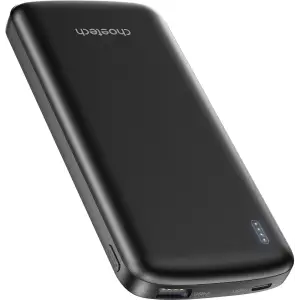 Зовнішній акумулятор Choetech 10000mAh 12W USB-A,USB-C чорна (B850-ACBK) UA
