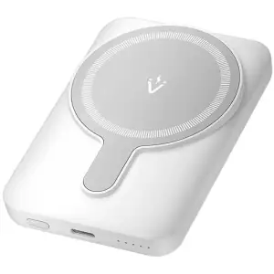 Зовнішній акумулятор Vention Magnetic Wireless 5000mAh 20W 3A, PD USB-C In/Out ,Light Indicator, White (FHSW0) UA