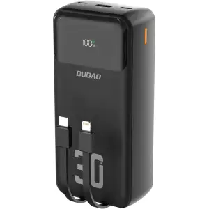 Зовнішній акумулятор Dudao 30000mAh K15 (6977196682478) UA
