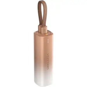 Зовнішній акумулятор Vention 5000mAh 20W PD, USB-C In/Out, Lightning In/Out, with cable, Gold (FHWJ0) UA