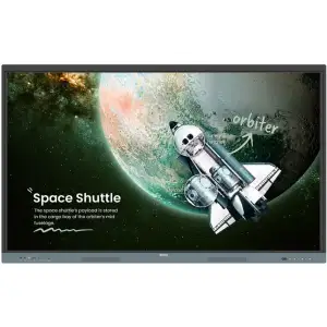Інтерактивна панель 65" BenQ RE6504, IPS, UHD, 8Гб/ 128Гб, колонки, кріплення, чорна (9H.F9ETK.DE8) UA