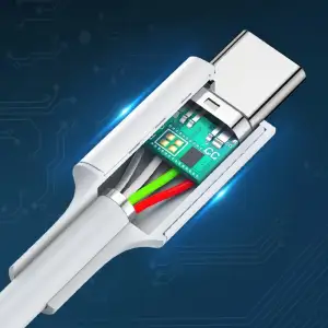 Кабель USB 2.0 Type-C M-M, 1 м, 60W Білий, ABS Cover US264 UGREEN (60518) UA